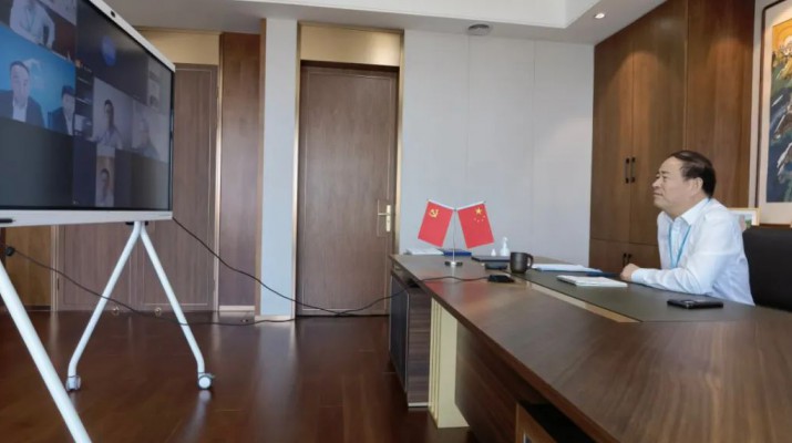 石培文視頻主持召開(kāi)酒店及水廠(chǎng)業(yè)務(wù)工作會(huì)